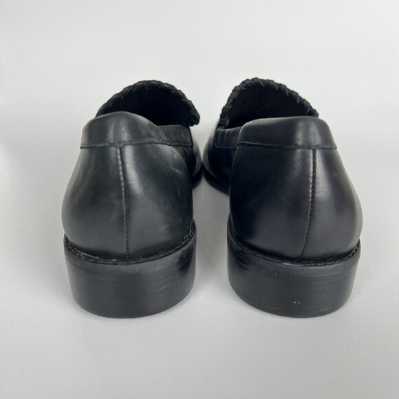 SCHUTZ Black Leather Loafers - Picture 7 of 11